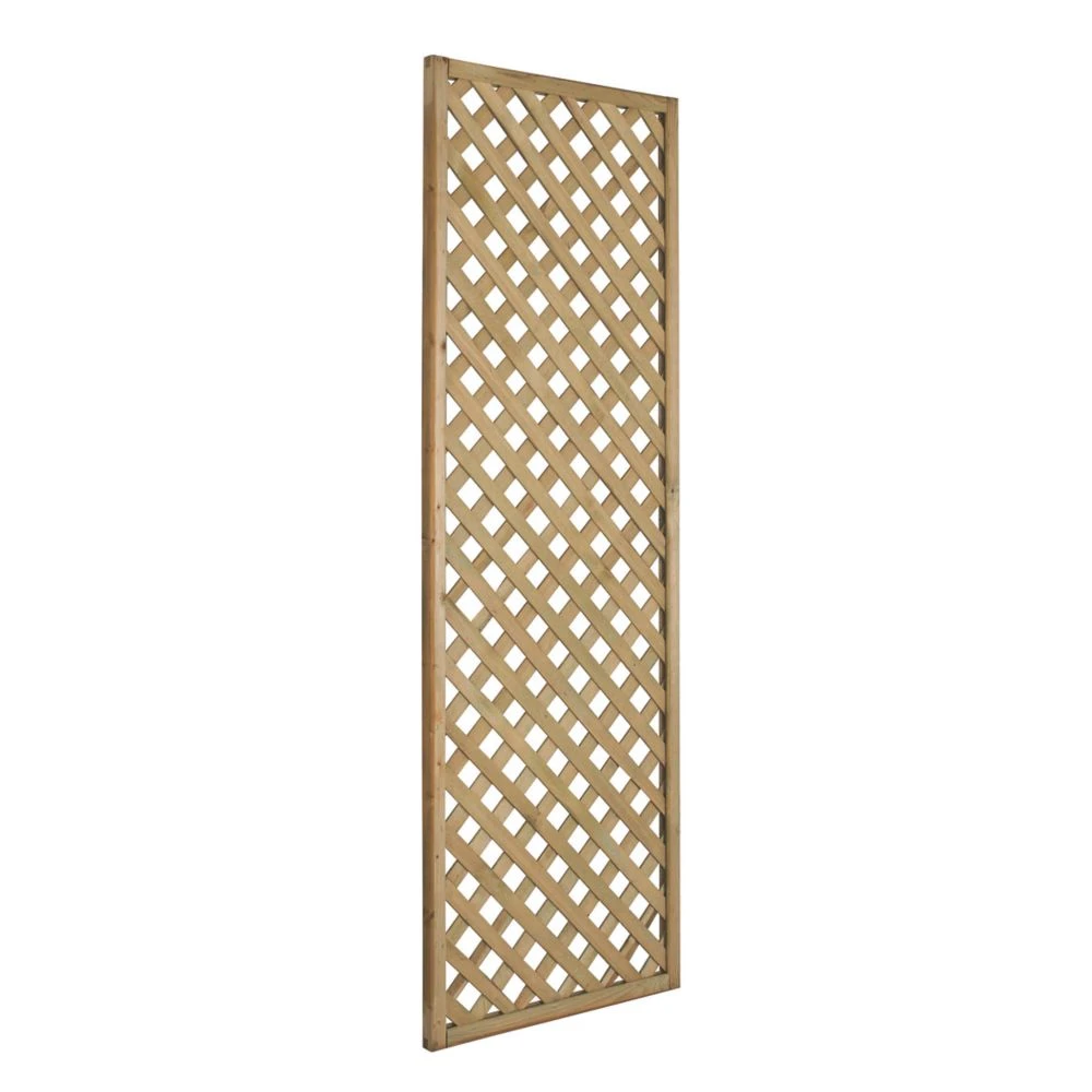 Forest Rosemore Softwood Rectangular Trellis 2 X 6' 5 Pack - Image 2