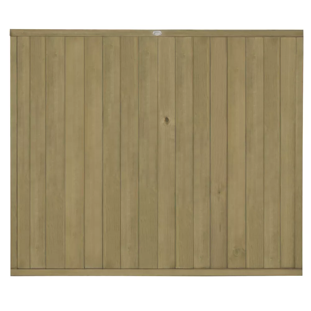 Forest VTGP5PK4HD Vertical Tongue & Groove Fence Panels Natural Timber 6 X 5' Pack Of 4