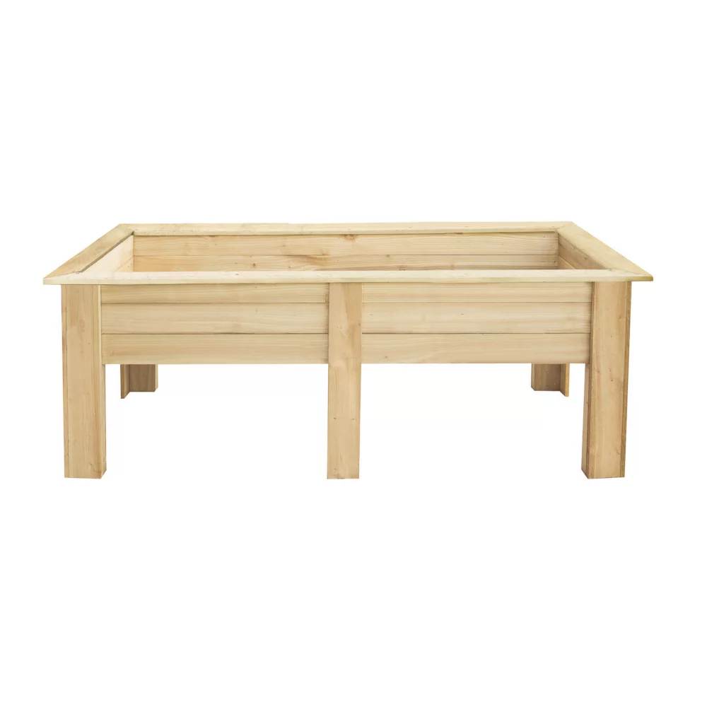 Forest Rectangular Garden Planter Natural Timber 1800 X 700 X 700mm - Image 3