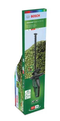 Bosch UniversalHedgeCut 18-50 50cm 18V 1 X 2.5Ah Li-Ion Power For All Brushless Cordless Hedge Trimmer -The Handy shop 273KT A4