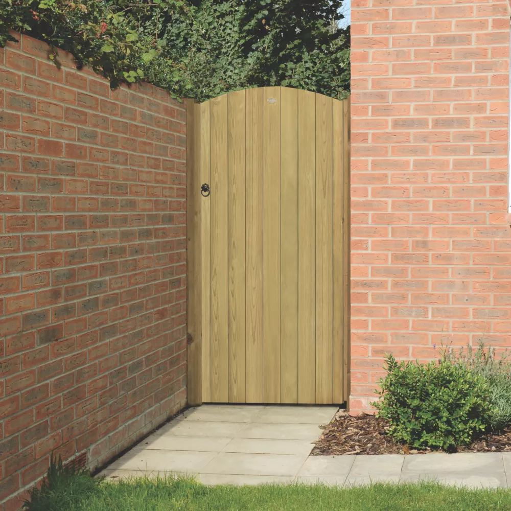 Forest Garden Gate 900 X 1800mm Natural Timber - Image 3