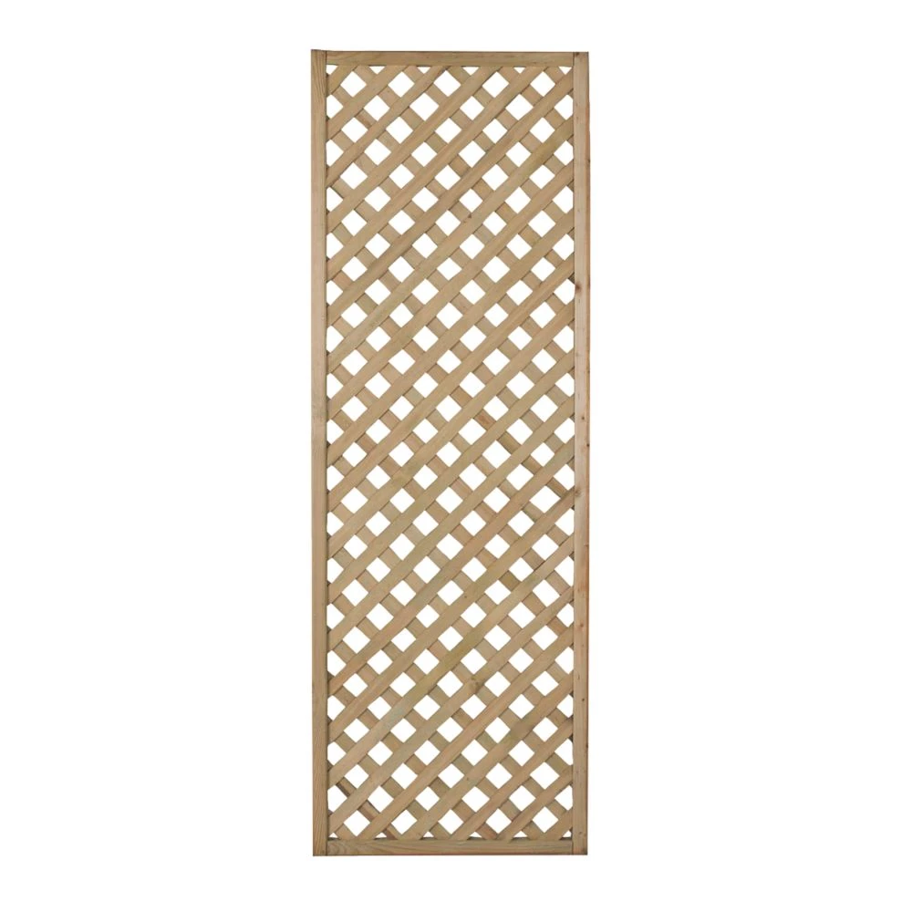 Forest Rosemore Softwood Rectangular Trellis 2 X 6' 3 Pack