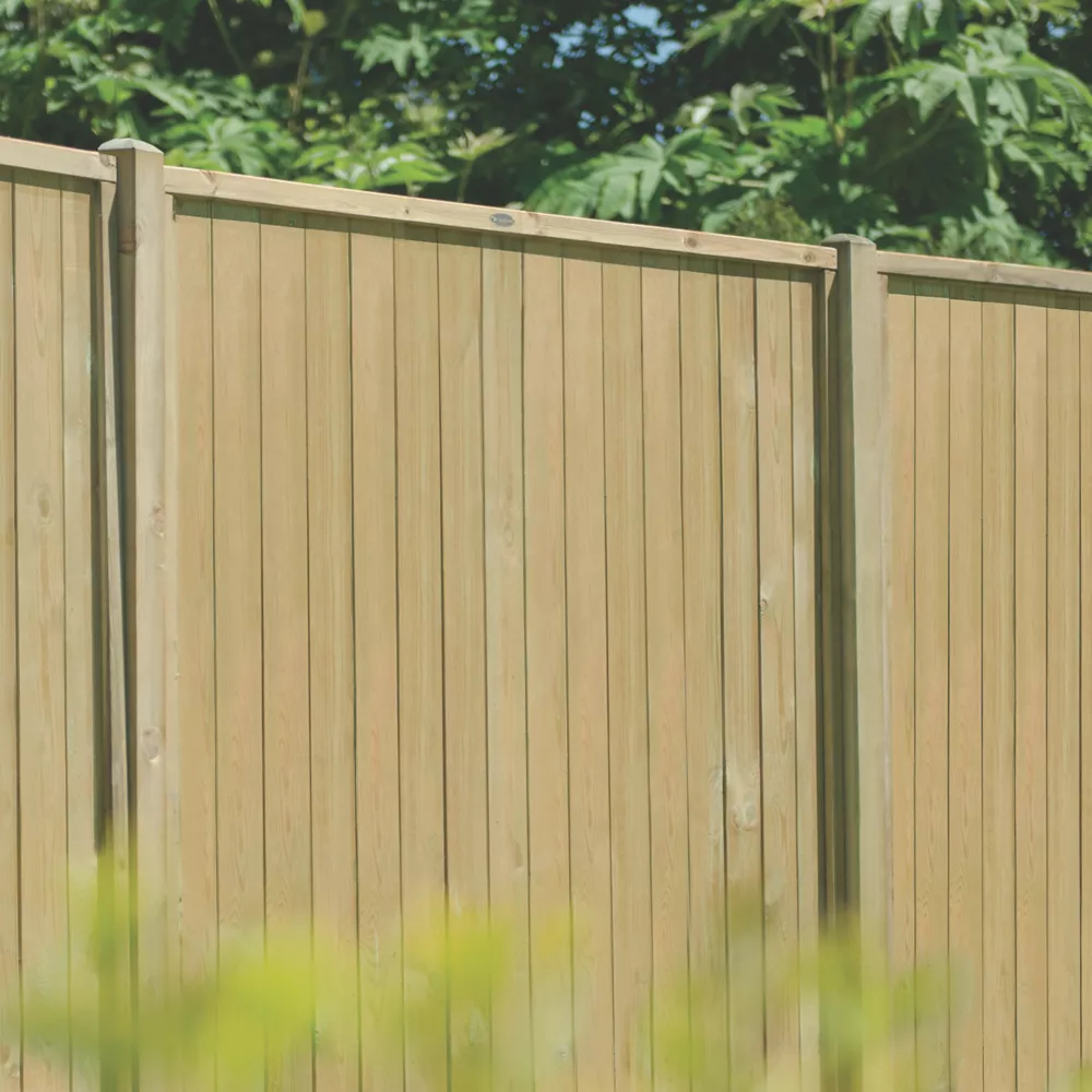 Forest VTGP6PK4HD Vertical Tongue & Groove Fence Panels Natural Timber 6 X 6' Pack Of 4 - Image 4