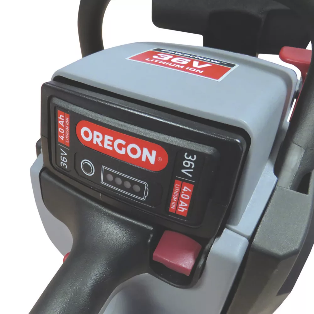 Oregon CS300-A6 36V 1 X 4.0Ah Li-Ion Brushless Cordless 40cm Self-Sharpening Chainsaw 4 Oregon CS300-A6 36V 1 X 4.0Ah Li-Ion Brushless Cordless 40cm Self-Sharpening Chainsaw - Image 4