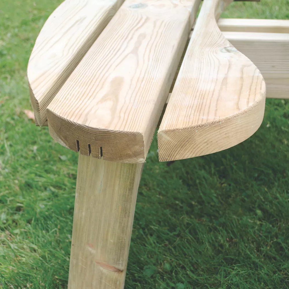 Forest Circular Garden Picnic Table 2070 X 2070 X 720mm - Image 3