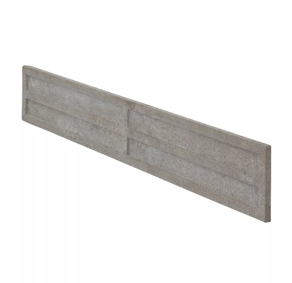 Forest Lightweight Concrete Gravel Boards 300 X 50mm X 1.83m 3 Pack