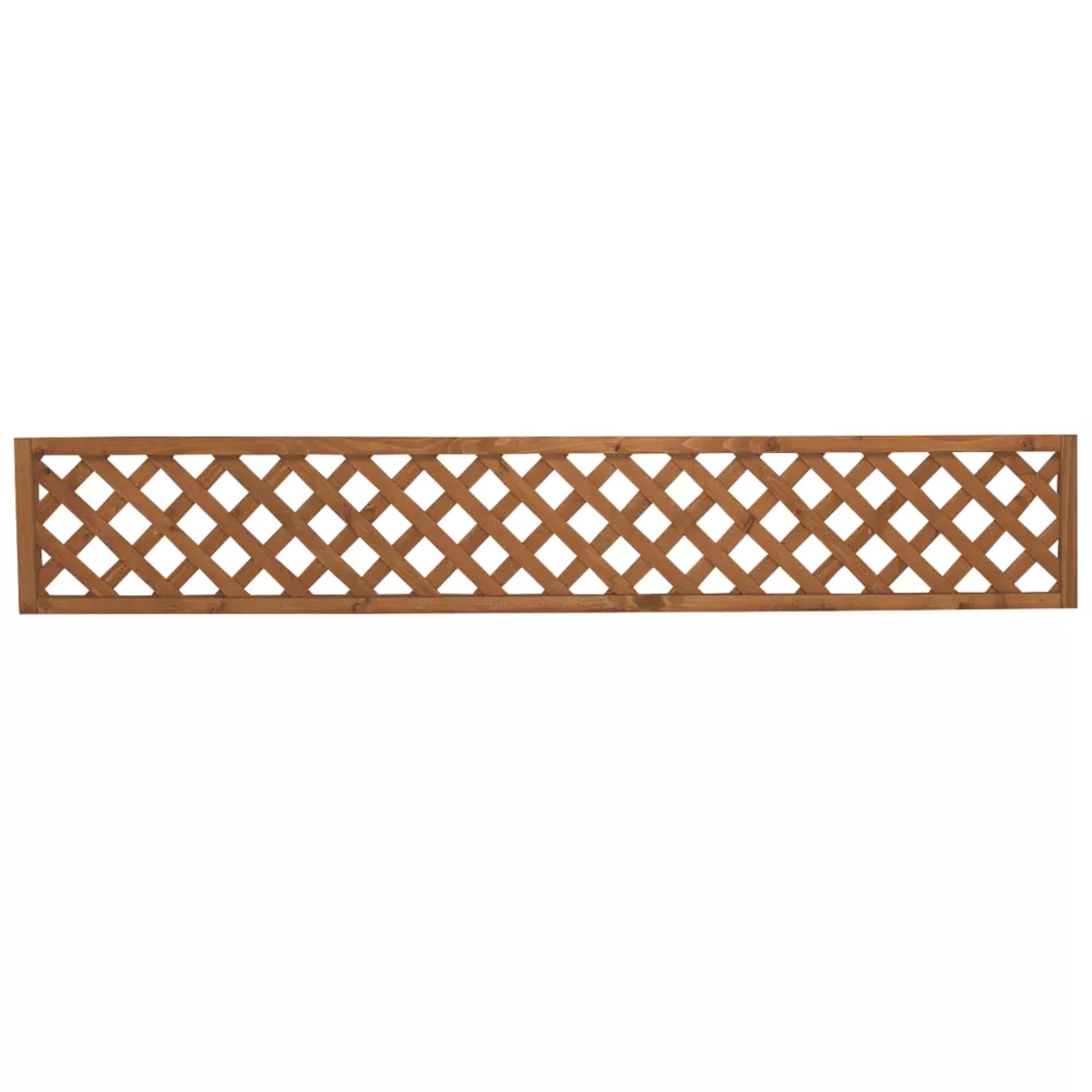 Forest Fence Topper Softwood Rectangular Trellis 6 X 1' 5 Pack