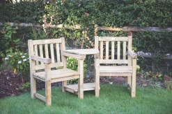 Forest Harvington Garden Love Seat Mixed Softwood 1.67 X 0.72 X 0.9m