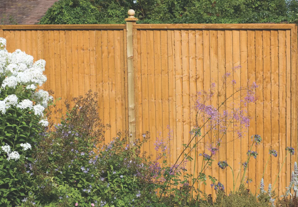 Forest Closeboard Fence Panels Golden Brown 6 X 3' Pack Of 8 - Image 3