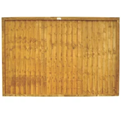 Forest Closeboard Fence Panels Golden Brown 6 X 4&apos; Pack Of 4