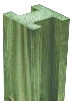 Forest Reeded Fence Posts 95 X 95mm X 2.4m 4 Pack