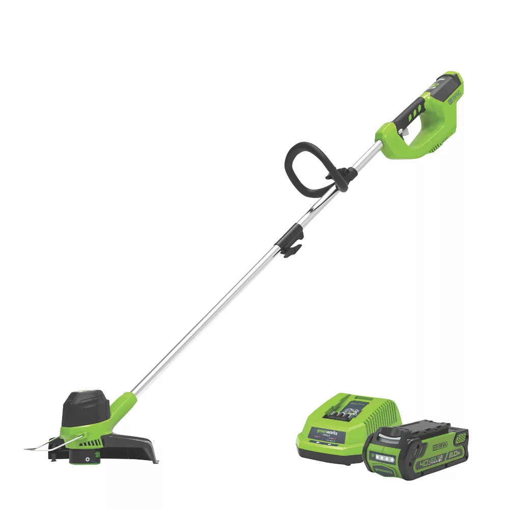 Greenworks GWG40LTK2 GWG40LTK2 40V 1 X 2.0Ah Li-Ion Cordless Line Trimmer