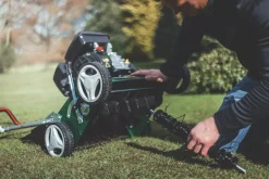 Webb WEPS400 212cc 40cm Petrol Lawn Scarifier & Raker -The Handy shop 781PR A7