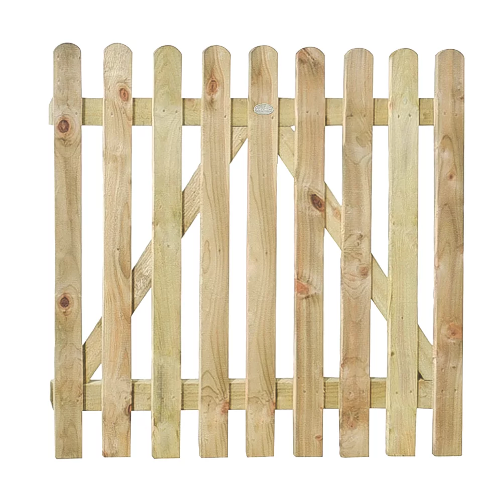Forest Garden Gate 1000 X 900mm Natural Timber
