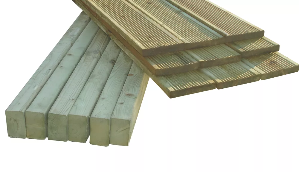 Essentials 17.2m² Decking Pack 4.8 X 3.6m 1 Essentials 17.2m² Decking Pack 4.8 X 3.6m