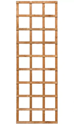 Rowlinson Softwood Rectangular Heavy Duty Trellis 0.6 X 1.8m 3 Pack