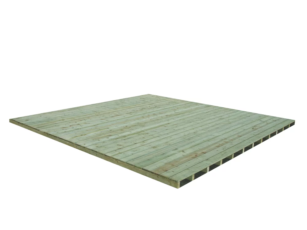 Essentials 11.5m² Decking Pack Light Green Wood 4.8 X 2.4m - Image 2