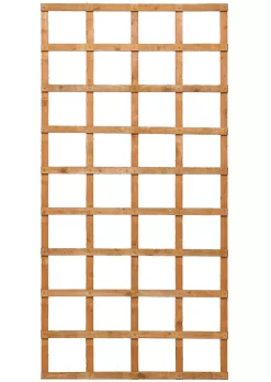 Rowlinson Softwood Rectangular Heavy Duty Trellis 0.9 X 1.8m 3 Pack