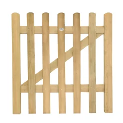 Forest Ultima Pale Garden Gate 900 X 900mm Natural Timber