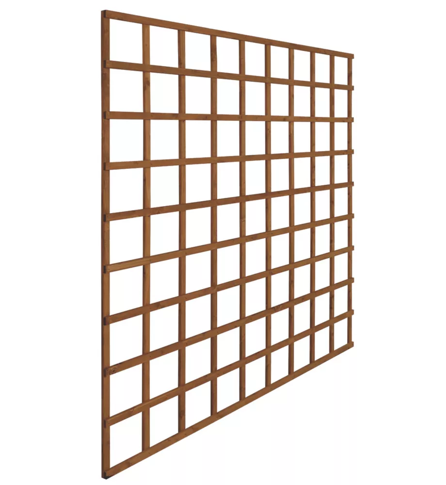 Forest Softwood Square Trellis 6 X 6' 3 Pack - Image 2