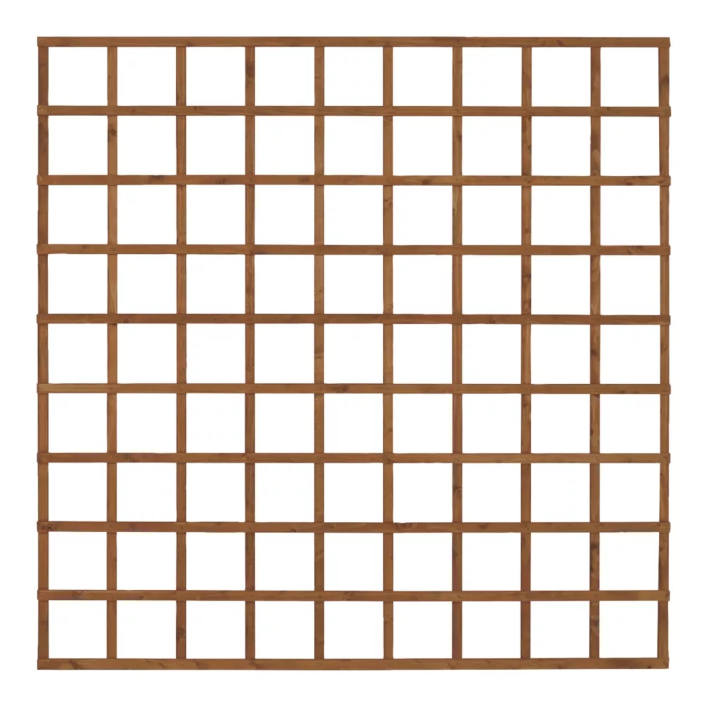 Forest Softwood Square Trellis 6 X 6' 3 Pack