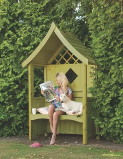 Shire Arum 4&apos; X 2&apos; (Nominal) Apex Timber Arbour